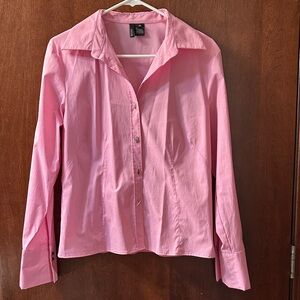 Chic wide cuff Long Sleeve blouse size 10